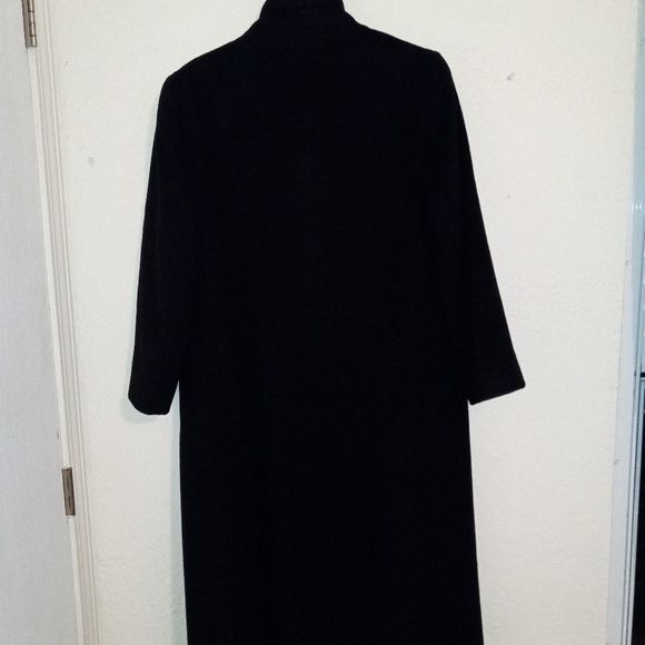 Vintage Fleurette Lined Wool/Cashmere Long Jacket - Picture 5 of 10
